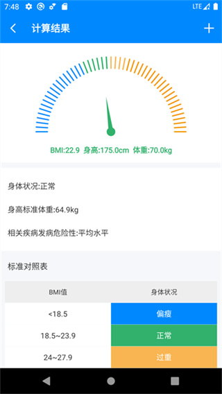 BMI计算器 v6.7.6 安卓版 2