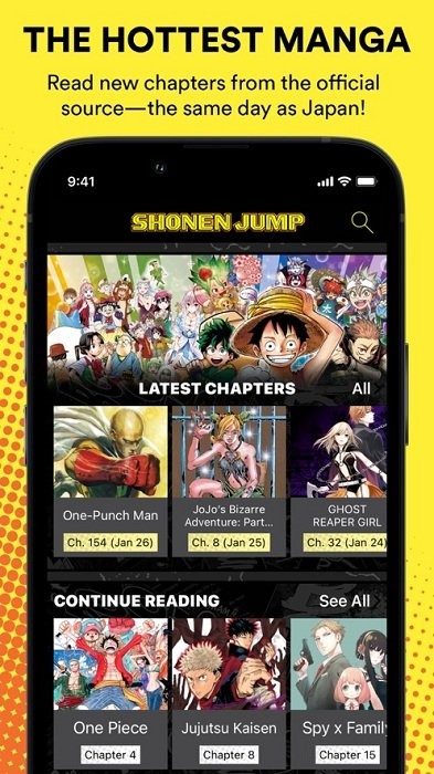shonen jump漫画app v4.11.5 安卓手机免费版 3