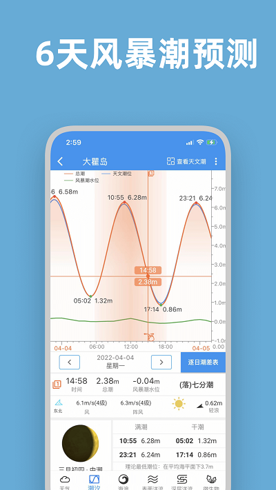 潮汐天气预报 v3.6.5 安卓版 1