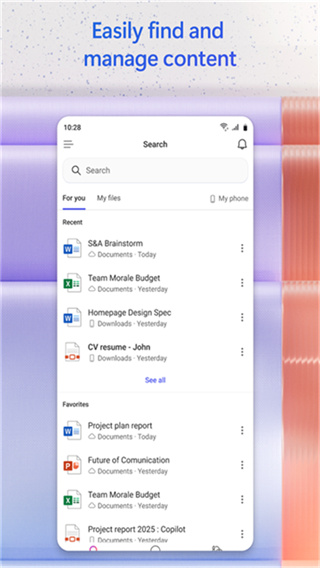 office mobile for office 365软件 v16.0.19815.20016 安卓版 2