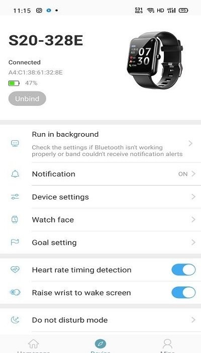 runmifit智能手环app v2.6.2 2