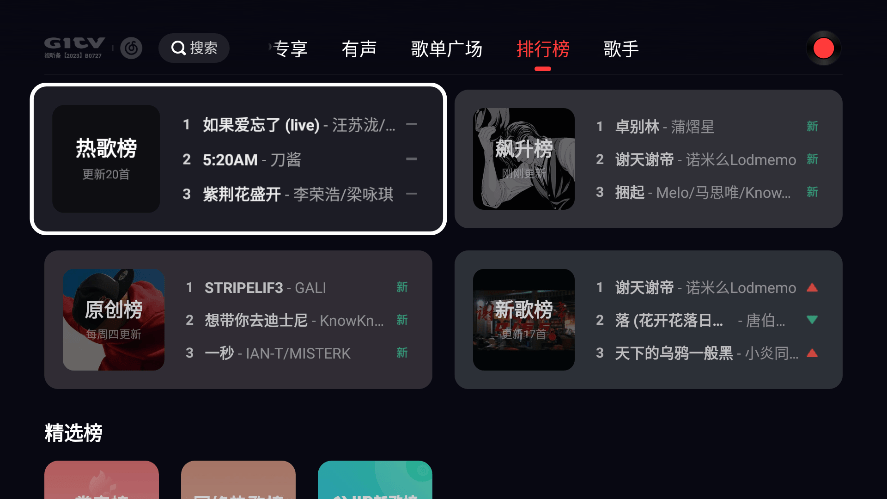 网易云音乐电视版apk v9.4.32 最新安卓大屏版 0