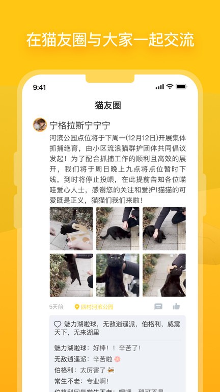 哈啰街猫app v3.3.0 安卓最新版 3