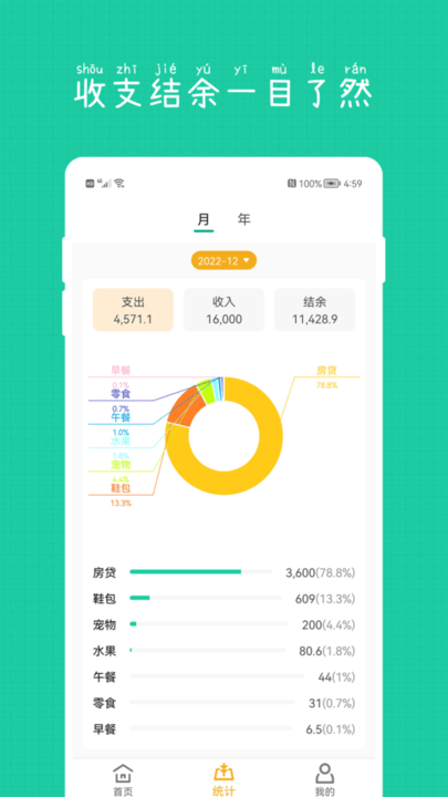 小日子记账本app手机版 v1.2.1 安卓版 2
